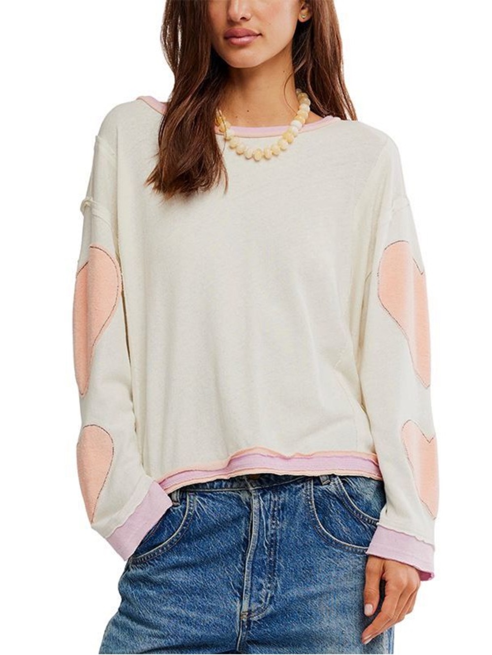 NWT Free People x We The Free You're A Star Tee Embroidered Tee 🩷